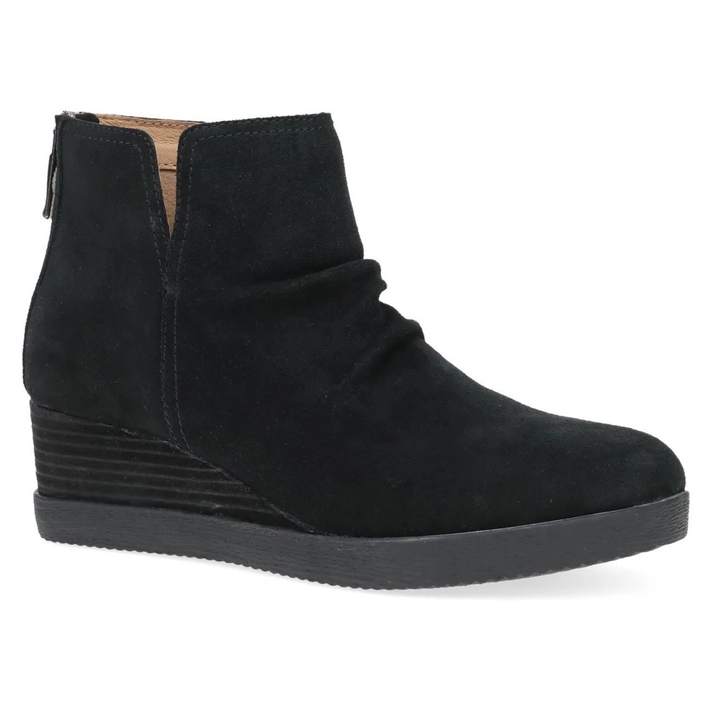 Dansko Stephanie Women's Casual Boots, Black Waterproof Suede. Size 36